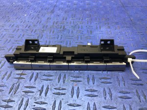 2021-2025 Genesis G80 Radio Media Controller Panel with Woodgrain Trim (Used OEM)