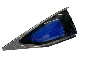 2015-2025 Lexus RC350 Chrome Quarter Window Glass with Black Trim - Rear, Right (Passenger) (Used OEM)