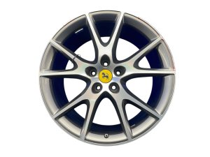2009-2014 Ferrari California Silver 20x10 5 Y-Spoke Silver Alloy Wheel (Used OEM)