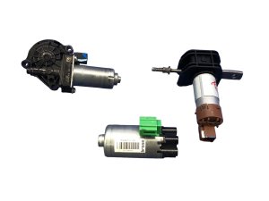 2022-2025 Lucid Air Black Front Seat Adjustment Motor Set of 3 (Used OEM)
