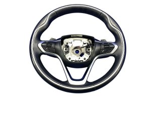2014-2020 BMW i8 Black Sport Leather Steering Wheel with Paddle Shifters - Front (Used OEM)