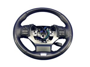 2021-2024 Lexus IS350 Black F-Sport Steering Wheel with Paddle Shifters and Control Switches - Front (Used OEM)
