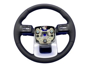 2024-2025 Hyundai Santa Fe Black Heated Steering Wheel with Paddle Shifters (Used OEM)