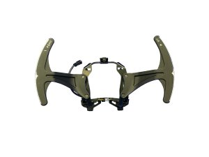 2003-2012 Maserati Quattroporte Black Steering Wheel Paddle Shifter Assembly - Front (Used OEM)