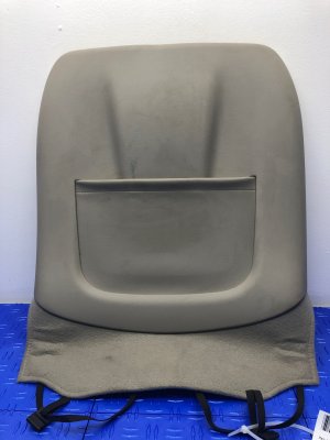 2015-2019 Cadillac ATS Platinum (Silver) Upper Seat Cushion Finish Panel - Front, Right (Passenger) (Used OEM)