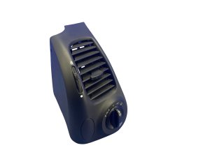 1997-2004 Porsche Boxster Black HVAC Air Vent Trim Panel with Headlight Switch - Front (Used OEM)