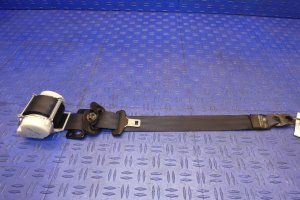 2010-2019 Jaguar XJ Black Seat Belt Assembly with Pretensioner - Front, Left (Driver) (Used OEM)