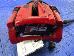 2013-2018 Audi S6 Red Brembo Disc Brake Caliper - Rear, Left (Driver) (Used OEM)