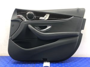 2017-2020 Mercedes-Benz E500 Black Door Interior Trim Panel - Front, Right (Passenger) (Used OEM)