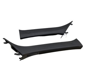 2023-2025 BMW X1 Black Windshield A-Pillar Trim Cover Panel Set (Used OEM)