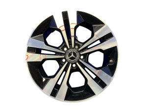 2024-2025 Mercedes-Benz GLA250 Black 18x7.5 Twin 5-Spoke Machined Black Alloy Wheel (Used OEM)