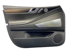 2021-2024 Genesis G80 Black Door Interior Trim Panel - Front, Left (Driver) (Used OEM)