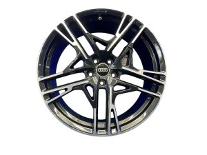2020-2023 Audi R8 Black 20x8.5 5-Slotted Spoke Machined Black Alloy Wheel (Used OEM)