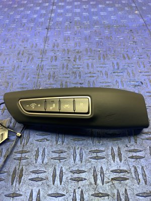 2017-2019 Genesis G90 Traction Control Blind Spot Lane Keep Assist Switch Panel - Left (Driver) (Used OEM)