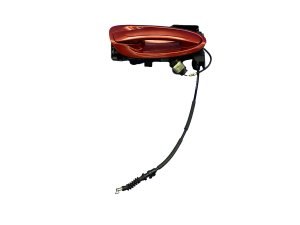 2013-2016 Porsche Boxster Exterior Door Handle Assembly with Bracket - Front, Right (Passenger) (Used OEM)