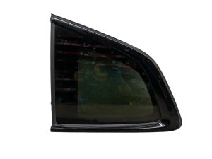 2018-2024 BMW X3 Black Privacy Tint Quarter Glass with Black Trim - Rear, Left (Driver) (Used OEM)