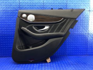 2015-2021 Mercedes-Benz C280 Black Door Interior Trim Panel - Rear, Right (Passenger) (Used OEM)