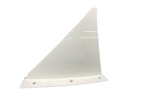 2003-2010 Dodge Viper White Hinge Trim Cover Moulding Panel - Front (Used OEM)