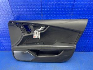 2013-2015 Audi S7 Black Door Interior Trim Panel - Front, Right (Passenger) (Used OEM)