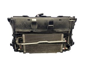 2014-2016 Porsche Panamera Radiator Condenser Transmission Cooler Core Pack Assembly (Used OEM)