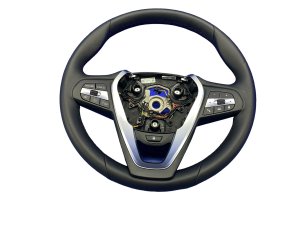 2021-2025 BMW M2 Black Heated Leather Steering Wheel - Front (Used OEM)