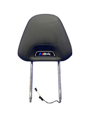 2021-2024 BMW M4 Black M Sport Seat Headrest - Front, Right (Passenger) (Used OEM)