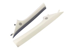 2022-2025 Kia Carnival Beige A-Pillar Trim Cover Panel Set - Front (Used OEM)