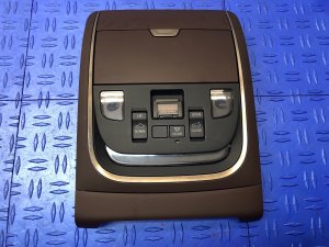 2018-2021 Lexus LS500 Brown Overhead Roof Console with Dome and Map Light (Used OEM)