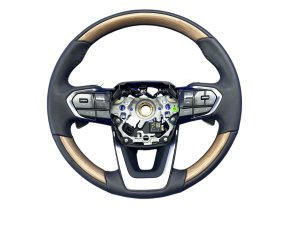 2023-2025 Lexus RX350h Black Heated Woodgrain Steering Wheel - Front (Used OEM)