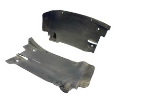 2013-2025 Porsche Boxster Quarter Wheelhouse Splash Shield Trim Set - Rear, Right (Passenger) (Used OEM)