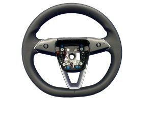  Tesla Model 3 Black Leather Steering Wheel - Front (Used OEM)