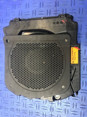 2011-2016 BMW 528i Central Subwoofer Speaker with Cover - Right (Passenger) (Used OEM)