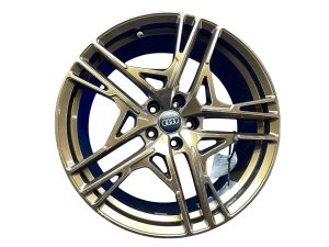 2020 Audi R8 Bronze 20x8.5 5-Split Spoke Monoblock Y-Spoke Alloy Wheel (Used OEM)