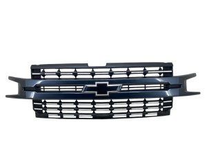 2019-2022 Chevrolet Silverado 1500 White Grille with Gloss Black Mesh (Used OEM)