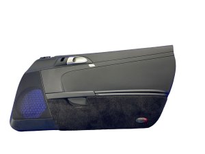 2005-2012 Porsche Boxster Black Door Interior Trim Panel with Carpet - Front, Right (Passenger) (Used OEM)