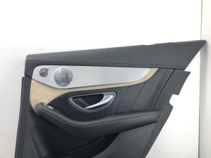 2015-2021 Mercedes-Benz C280 Black Door Interior Trim Panel - Rear, Right (Passenger) (Used OEM)
