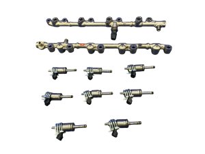 2016-2020 Lexus GS F Fuel Rail and Injector Set (Used OEM)