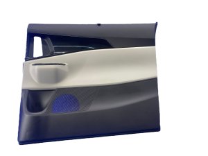 2022-2025 Kia Carnival Black Door Interior Trim Panel with Sun Shade - Rear, Right (Passenger) (Used OEM)