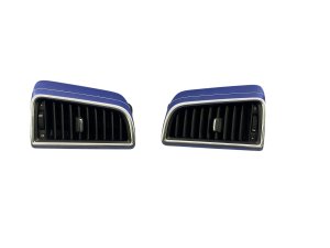 2010-2016 Porsche Panamera Black B-Pillar HVAC Air Vent Set - Rear (Used OEM)