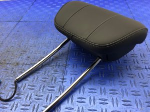 2014-2020 Mercedes-Benz S320 Black Seat Leather Headrest - Rear, Right (Passenger) (Used OEM)