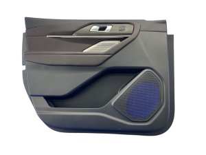 2020-2025 Ford Explorer Black Platinum Door Interior Trim Panel - Front, Left (Driver) (Used OEM)