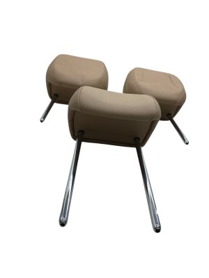 2019-2025 Porsche Cayenne Beige Seat Headrest Set - Rear, Left (Driver) (Used OEM)