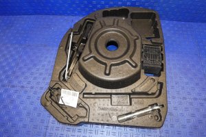2010-2019 Jaguar XJ Emergency Spare Tire Jack with Toolkit and Foam Insert (Used OEM)