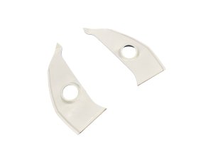 2014-2015 Audi R8 White Convertible Quarter Panel Trim Cover Moulding Set (Used OEM)
