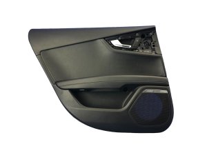 2013-2018 Audi S7 Black Door Interior Trim Panel - Rear, Left (Driver) (Used OEM)