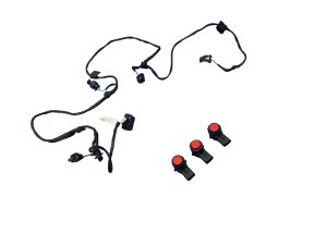 2021-2025 BMW M4 Red Bumper Parking Assist Sensor Set with Harness - Rear (Used OEM)