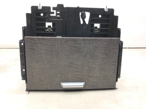 2018-2021 Ford Expedition Center Console Sliding Storage Tray with Wood Trim and Wireless Charging Pad (Used OEM)