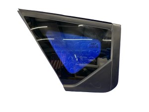 2025-2026 Kia K4 Black Quarter Window Glass with Black Trim - Rear, Left (Driver) (Used OEM)