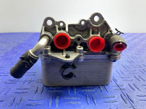 2016-2019 INFINITI Q50 Timing Cover Mounted Engine Oil Cooler (Used OEM)