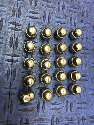 2017-2020 Genesis G80 Acorn Style Wheel Lug Nut Set (20 Piece) (Used OEM)